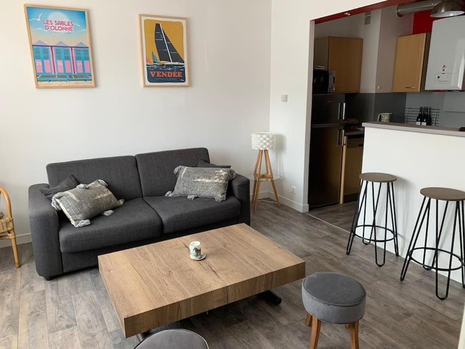 Les Sables D'Olonne, Les Presidents, Charmant Appartement Lumineux, Plage 150 M. Kültér fotó